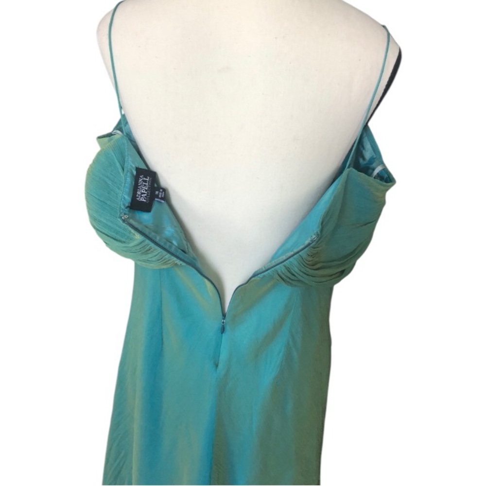 Elegant Teal Maxi Dress - Picture 5 of 6